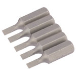Draper 63999 3mm 1/4" Hex Plain Slot Insert Bit 25mm Long x 5