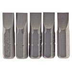 Draper 64012 6.5mm 1/4 Hex Plain Slot Insert Bit 25mm Long x 5