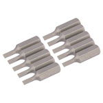 Draper 64024 3mm 1/4" Hex Plain Slot Insert Bit 25mm Long x 10