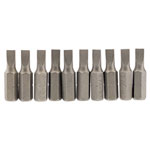 Draper 64027 4.5mm 1/4 Hex Plain Slot Insert Bit 25mm Long x 10