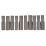 Draper 64031 6mm 1/4" Hex Plain Slot Insert Bit 25mm Long x 10