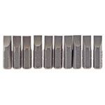Draper 64034 6.5mm 1/4" Hex Plain Slot Insert Bit 25mm Long x 10