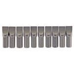 Draper 64046 8mm 1/4" Hex Plain Slot Insert Bit 25mm Long x 10
