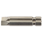 Draper 64096 6mm 1/4" Hex Plain Slot Insert Bit 50mm Long x 2