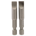 Draper 64226 8mm 1/4" Hex Plain Slot Insert Bit 50mm Long x 2