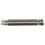 Draper 64295 4.5mm 1/4" Hex Plain Slot Insert Bit 75mm Long x 2
