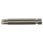 Draper 64296 5.5mm 1/4" Hex Plain Slot Insert Bit 75mm Long x 2