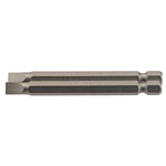 Draper 64308 6mm 1/4 Hex Plain Slot Insert Bit 75mm Long x 2