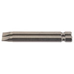 Draper 64309 6.5mm 1/4" Hex Plain Slot Insert Bit 75mm Long x 2