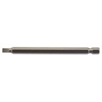 Draper 64344 4.5mm 1/4 Hex Plain Slot Insert Bit 100mm Long x 1