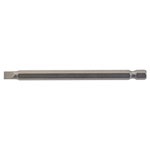 Draper 64345 5.5mm 1/4" Hex Plain Slot Insert Bit 100mm Long x 1