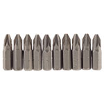 Draper 64048 No.2 1/4 Hex PZ Type Insert Bit 25mm Long x 10