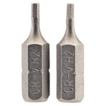 Draper 63945 2mm 1/4" Hex Hexagonal Insert Bit 25mm Long x 2