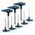 Draper Expert 33873 Soft Grip 'T' Handle Hexagon and Ball End Key Set (8 Piece)