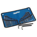 Draper 33892 Metric/Imperial Combined Hexagon Key Set (25 Piece)