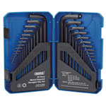 Draper 33894 Metric/Imperial Combined Long Pattern Hexagon Key Set (30 Piece)