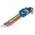 Draper Expert 66134 Metric Coloured Extra Long Hexagon & Ball End Key Set (9 Pc)