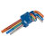 Draper Expert 22203 Metric Coloured Hexagon & Ball End Hexagon Key Set (9 Piece)