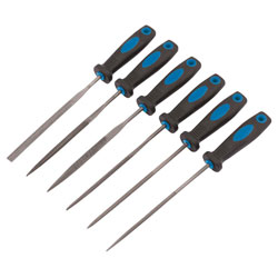 Draper 83480 150mm Soft Grip Needle File Set (6 Piece)