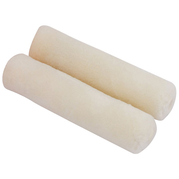 Draper 82551 100mm Simulated Mohair Paint Roller Sleeves (Pack of Two)