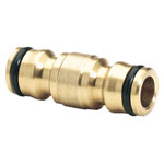 Draper 36206 Brass Two Way Coupling (1/2")