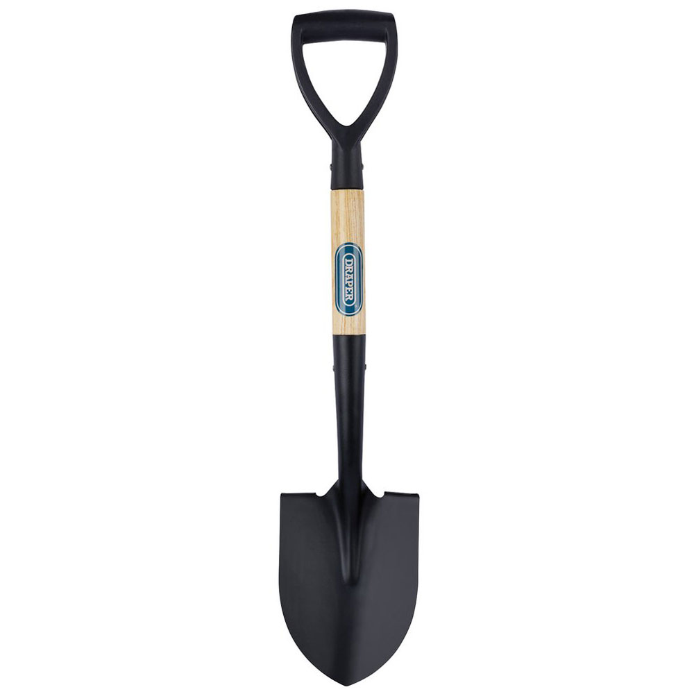 Draper 15072 Round Point Mini Shovel with Wood Shaft Rapid Online