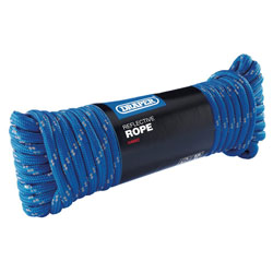 Draper 04882 Reflective Polypropylene Rope (15M x 9mm)