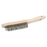 Draper 50931 Stainless Steel 4 Row Wire Scratch Brush (310mm)
