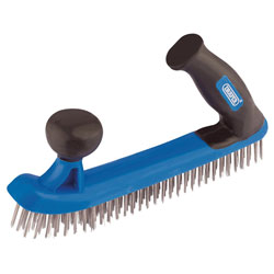 Draper 17188 Two Handle Wire Brush (235mm)