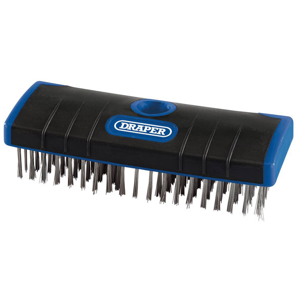 Draper 17189 Stainless Steel Bristle Scrub Brush (180mm)
