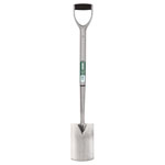 Draper 83758 Stainless Steel Soft Grip Border Spade