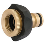 Draper 24646 Brass and Rubber Tap Connector (1/2 - 3/4)