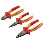 Draper 99070 XP1000 VDE Pliers Set Tethered (3 Piece)