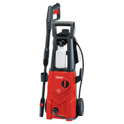 Draper 00786 230V 1600W 136Bar Red Pressure Washer with 5m High-Pressure Hose