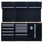 BUNKER® 04411 Modular Storage Combo with Hardwood Worktop (14pc)