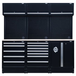 BUNKER® 04415 Modular Storage Combo with Stainless Steel Worktop (14pc)