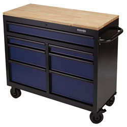 BUNKER® 08222 Workbench 7 Drawer Roller Tool Cabinet 41 Blue