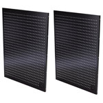 BUNKER® 33212 Modular Corner Unit Pegboard Back Panels 795mm (Pair)