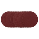 Draper 02694 Sanding Discs 125mm Hook & Loop - 80G (Pack of 10) - 02694