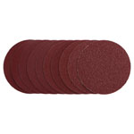 Draper 03158 Sanding Discs, 125mm, Hook & Loop, Assorted Grit - 40-240G (10Pk)