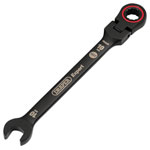Draper Expert 03916 HI-TORQ® Flexi Head Ratchet Spanner 10mm Black