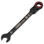 Draper Expert 03920 HI-TORQ® Flexi Head Ratchet Spanner 14mm Black