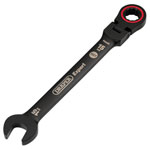 Draper Expert 03922 HI-TORQ® Flexi Head Ratchet Spanner 15mm Black