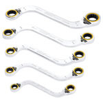 Draper Expert 03947 HI-TORQ® 2-Ring R. S-Shape Spanner Set 5 Pc