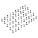 Draper 04051 Zinc Plated Threaded Insert Rivet Nuts, M4 x 0.7mm (Pack of 50)