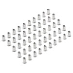 Draper 04053 Zinc Plated Threaded Insert Rivet Nuts, M6 x 1.0mm (Pack of 50)