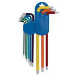 Draper Expert 04926 TX-STAR® M. Extra-long Arm Key Set C/Coded 9Pc