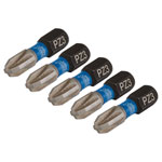 Draper Expert 04975 PZ-Type Impact S/Driver Bits No3x25mm 1/4 Hex 5Pc