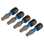 Draper Expert 05493 TX-STAR® Impact S/Driver Bits T20x25mm 1/4" Hex 5Pc