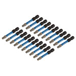Draper Expert 05699 TX-STAR® Imp S/Driver Bits T25x50mm 1/4" Hex 20 Pc